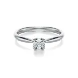 Pierścionek z białego złota z diamentem AJPZ_114